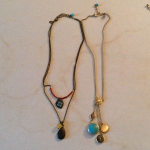 Lucky brand & Monet bundle of necklaces